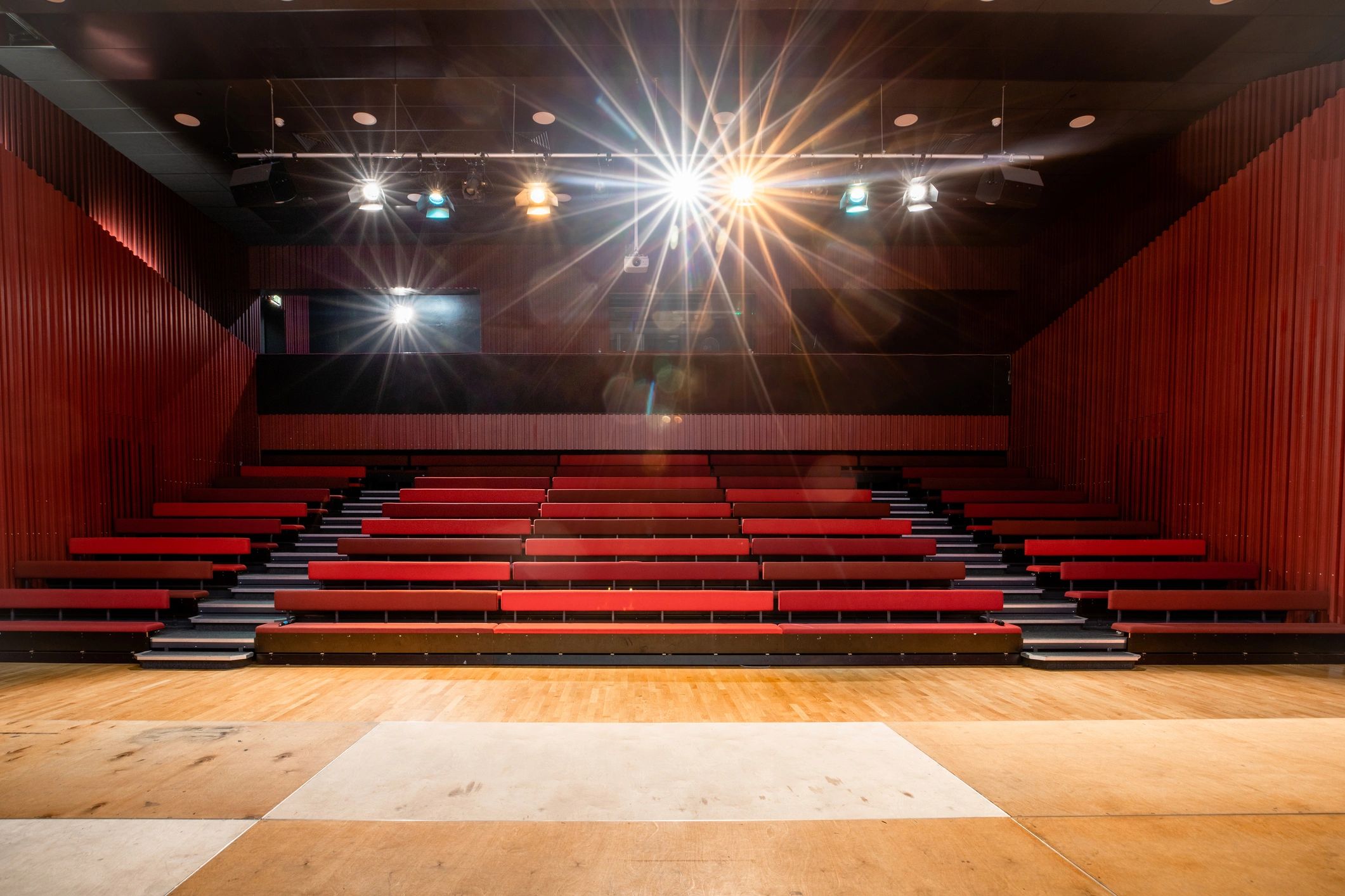 Empty theater auditorium